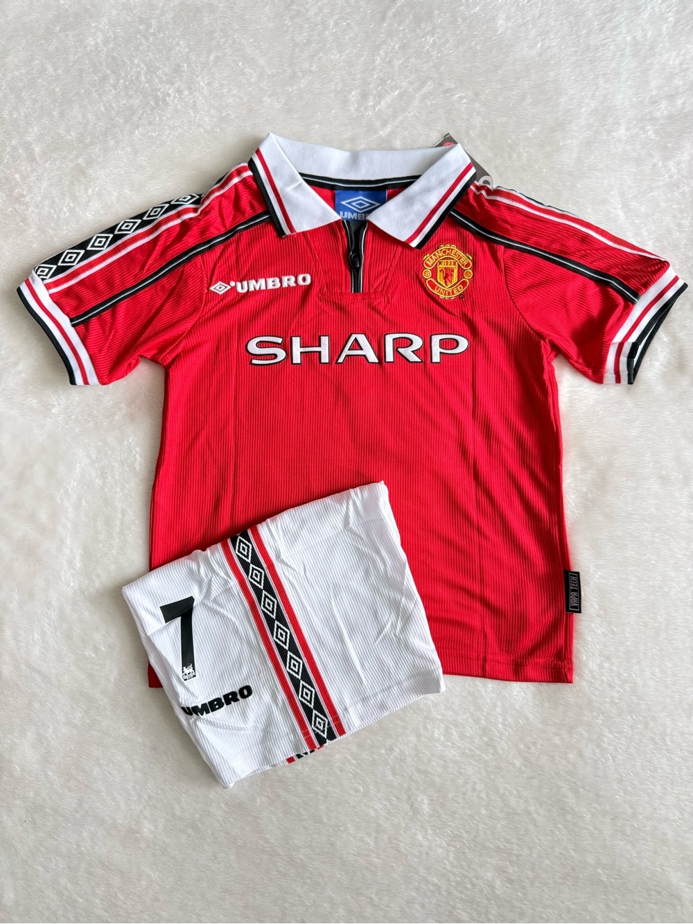 Set Manchester United. Beckham #7
